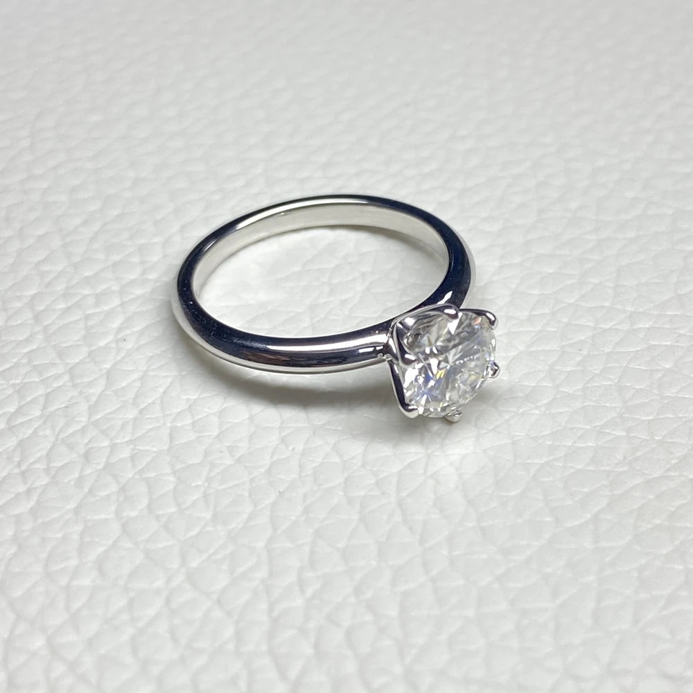 Bague de Fiançailles Meisidian – Un Éclat de Diamant 18K pour un Amour Éternel