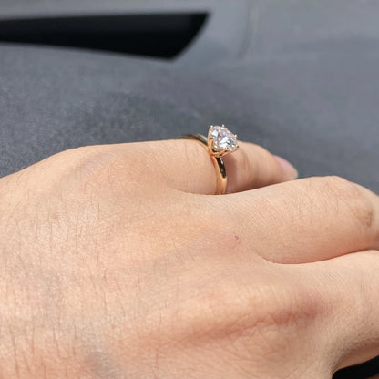 Bague de Fiançailles Meisidian – Un Éclat de Diamant 18K pour un Amour Éternel